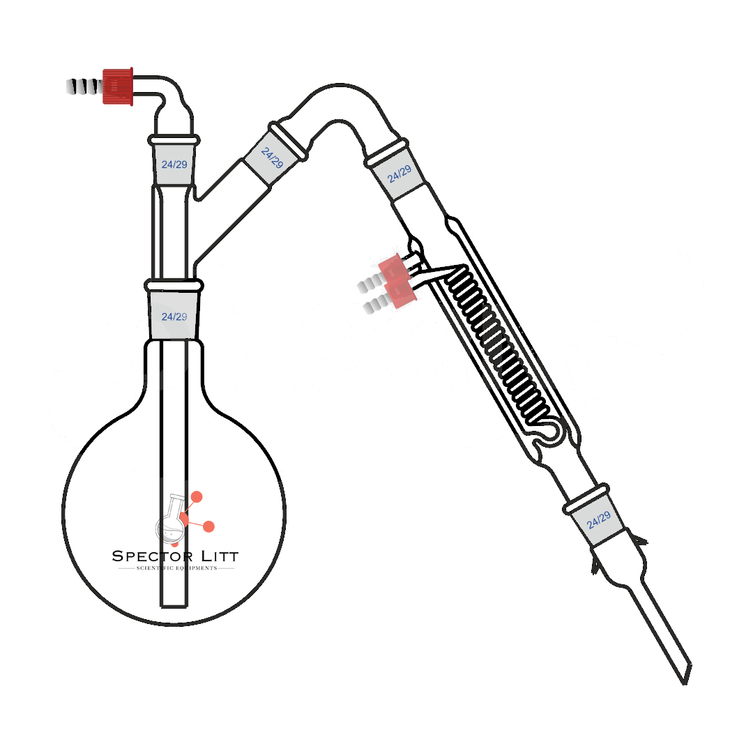  Steam Distillation Assembly Adapters Two Necks